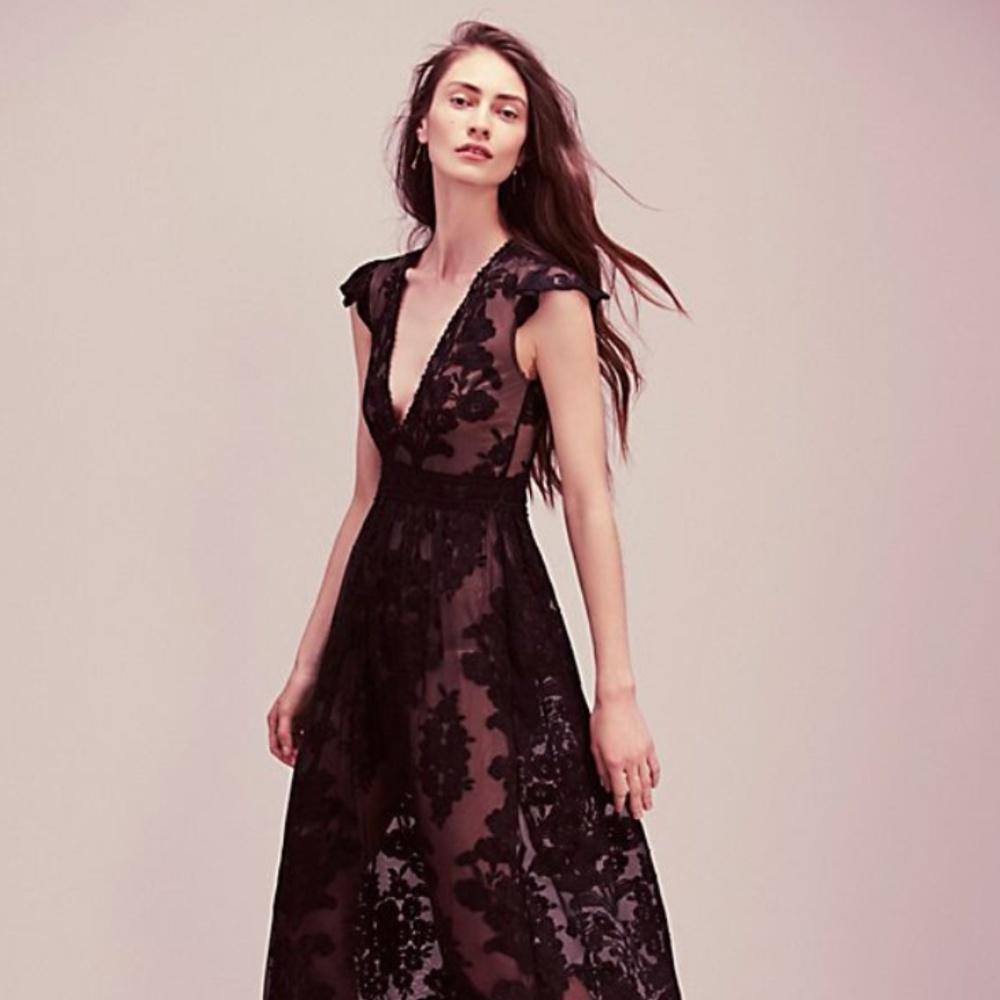 For Love & Lemons Lace Maxi Dress